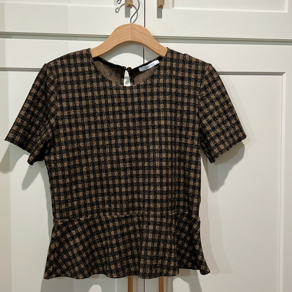 Zara Peplum Top
